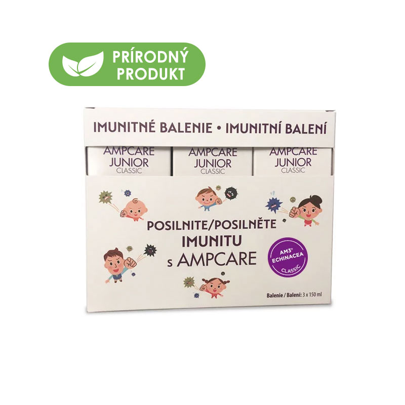 Imunitné balenie AMPCARE JUNIOR CLASSIC 3 x 150 ml